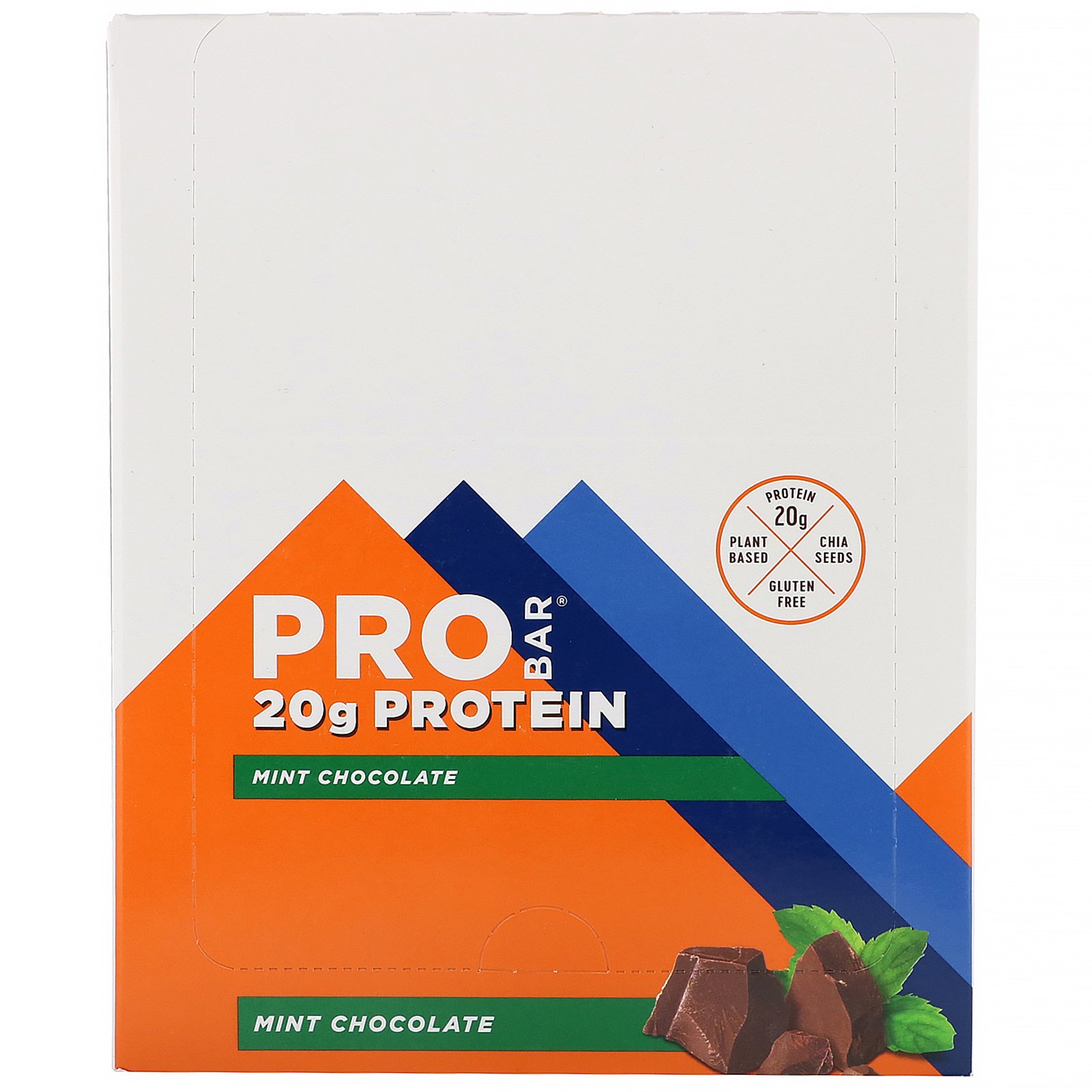 ProBar, Protein Bar, Mint Chocolate, 12 Bars, 2.47 oz (70 g) Each - Imagem 2