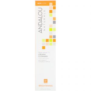 Andalou Naturals, Creme Desmaquilhante, Limão Meyer + C, Luminoso, 6 fl oz (178 ml)