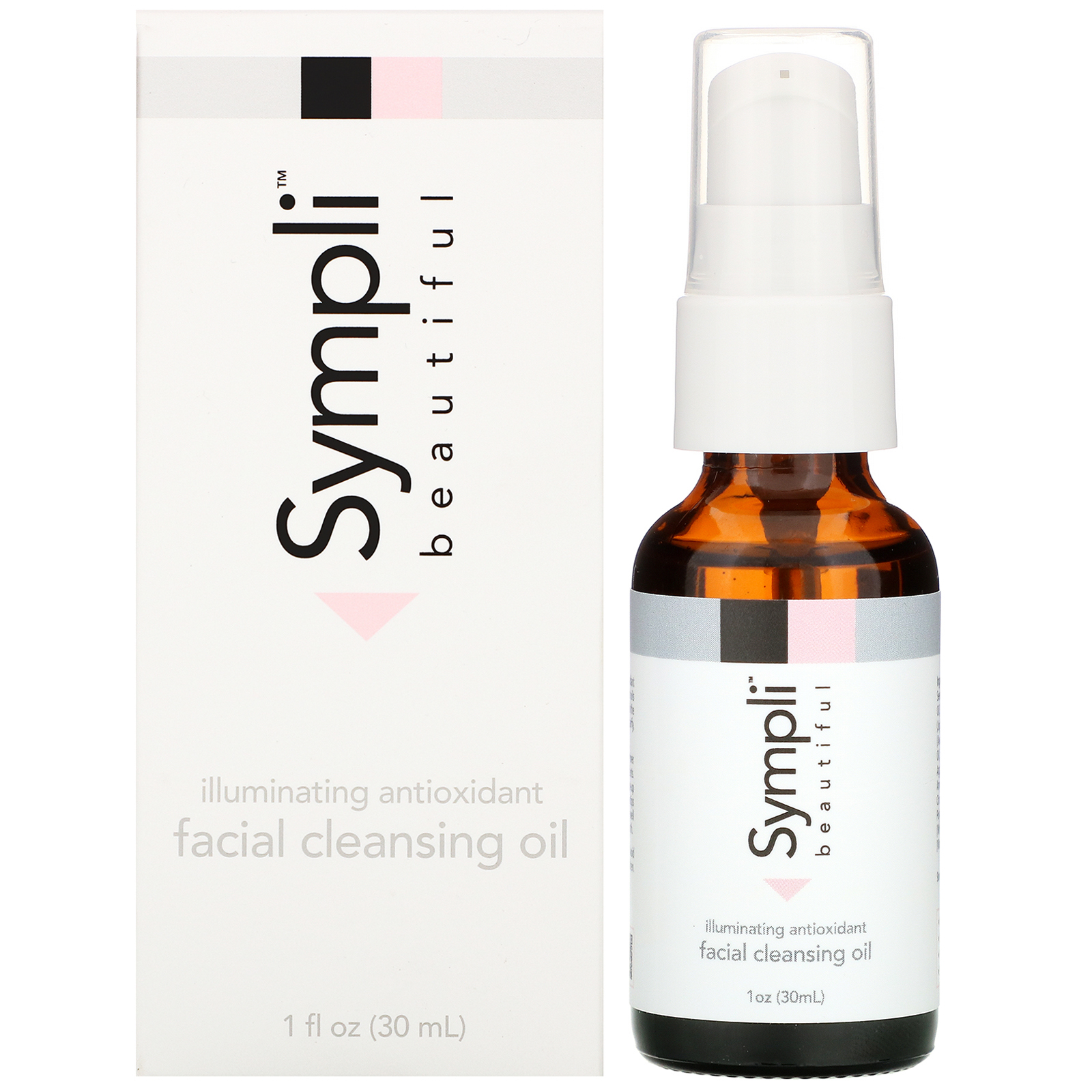 Sympli Beautiful, Óleo de Limpeza Facial Iluminador Antioxidante, 30 ml (1 fl oz) - Imagem 2