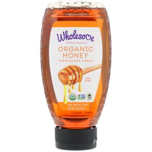 Wholesome , Mel Orgânico, 454 g (16 oz)