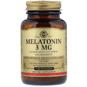 Solgar, Melatonina, 3 mg, 120 Unidades
