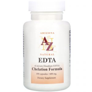 Arizona Natural, EDTA, 600 mg, 100 Cápsulas