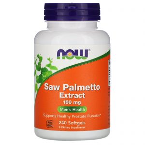 Now Foods, Extrato de Serenoa, 160 mg, 240 cápsulas Softgel