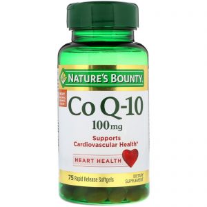 Nature's Bounty, Co Q-10, 100 mg, 75 Cápsulas Gelatinosas de Liberação Rápida