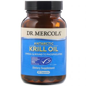 Dr. Mercola, Óleo de Krill Antártico, 60 Cápsulas