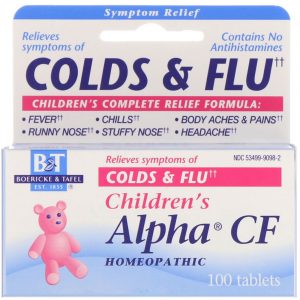 Boericke & Tafel, Alpha CF Infantil, 100 Comprimidos