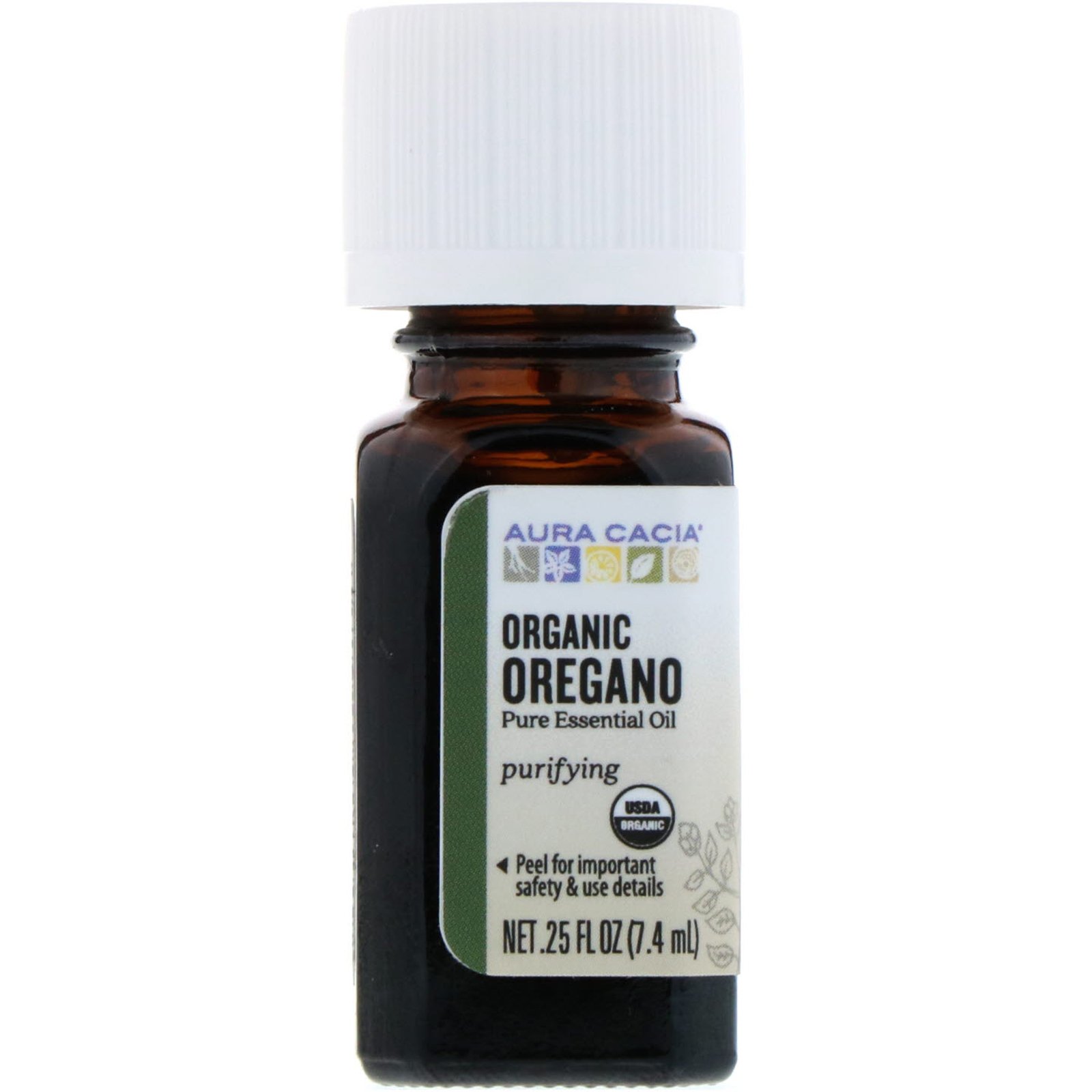 Aura Cacia, Orégano Orgânico, .25 fl oz (7,4 ml)