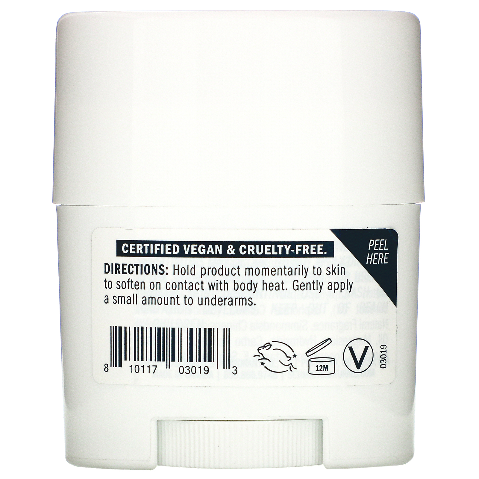 Schmidt's Naturals, Natural Deodorant, Charcoal+Magnesium, .7 oz (19.8 g) - Imagem 2