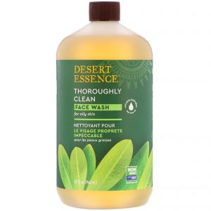 Desert Essence, Lavagem Facial de Limpeza Total, 946 ml (32 fl oz)