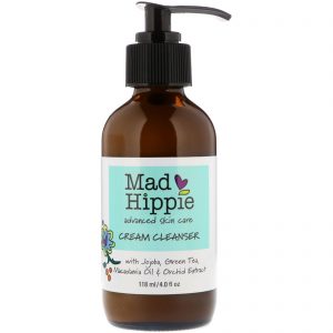 Mad Hippie Skin Care Products, Creme de Limpeza, 13 Ingredientes Ativos, 118 ml (4,0 fl oz)