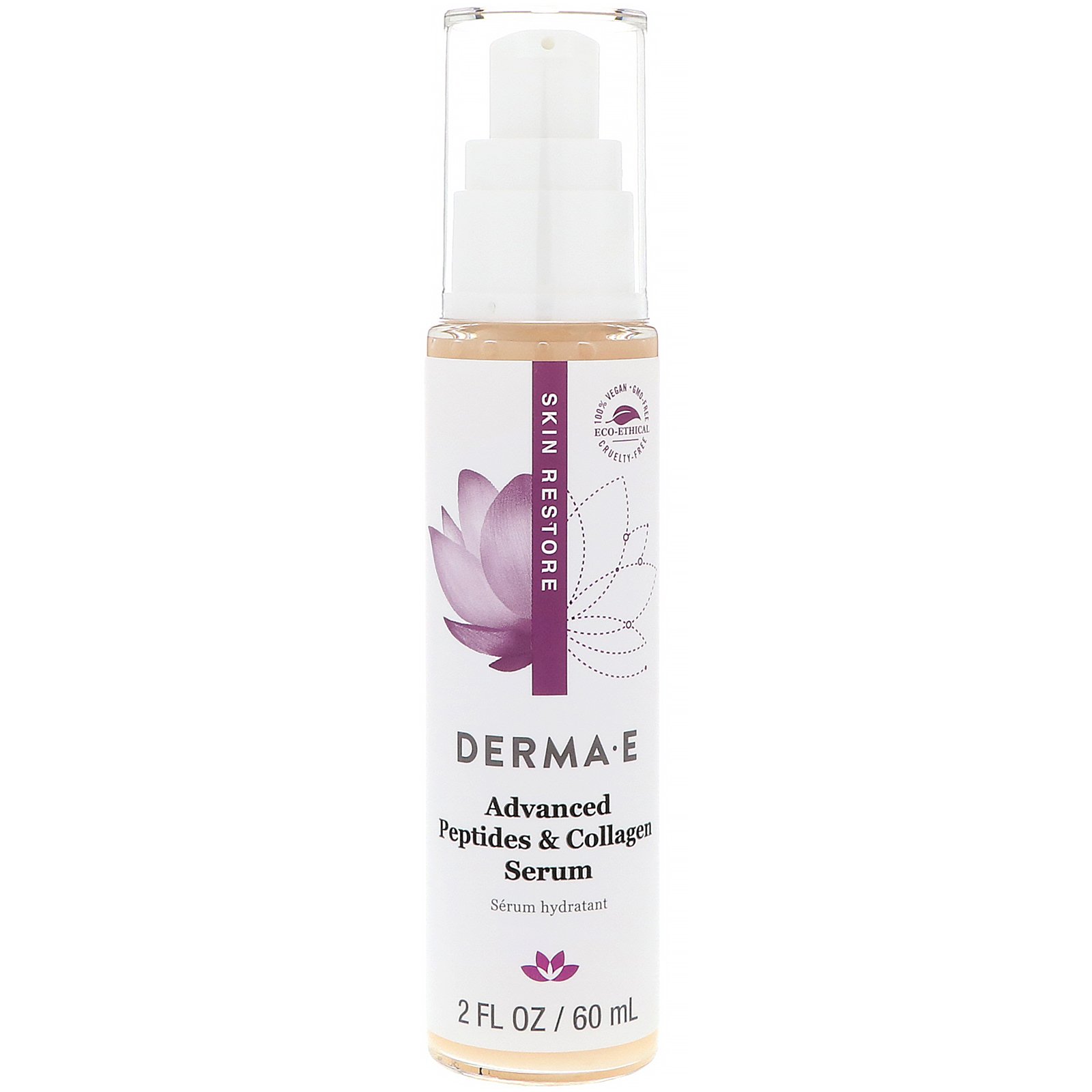 Derma E, Peptídeos Avançados e Soro de Colágeno, 60 ml (2 fl oz) - Imagem 3