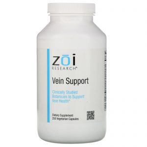 ZOI Research, Auxílio às Veias, 250 Cápsulas Vegetarianas