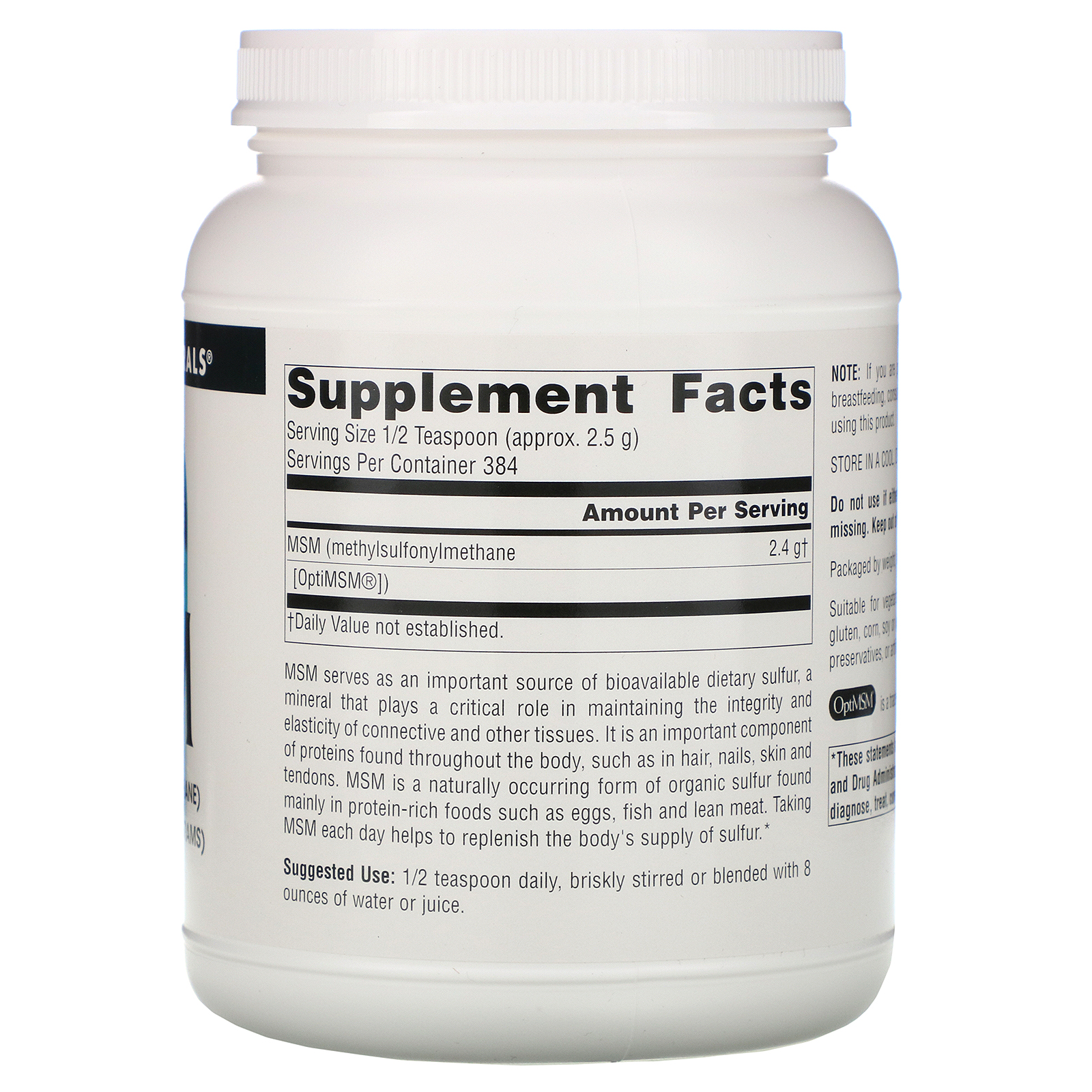 Source Naturals, MSM Powder, 35 oz (1000 g) - Imagem 2