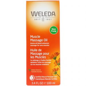 Weleda, Óleo de Massagem Muscular, Extratos de Arnica, 100 ml (3,4 oz)