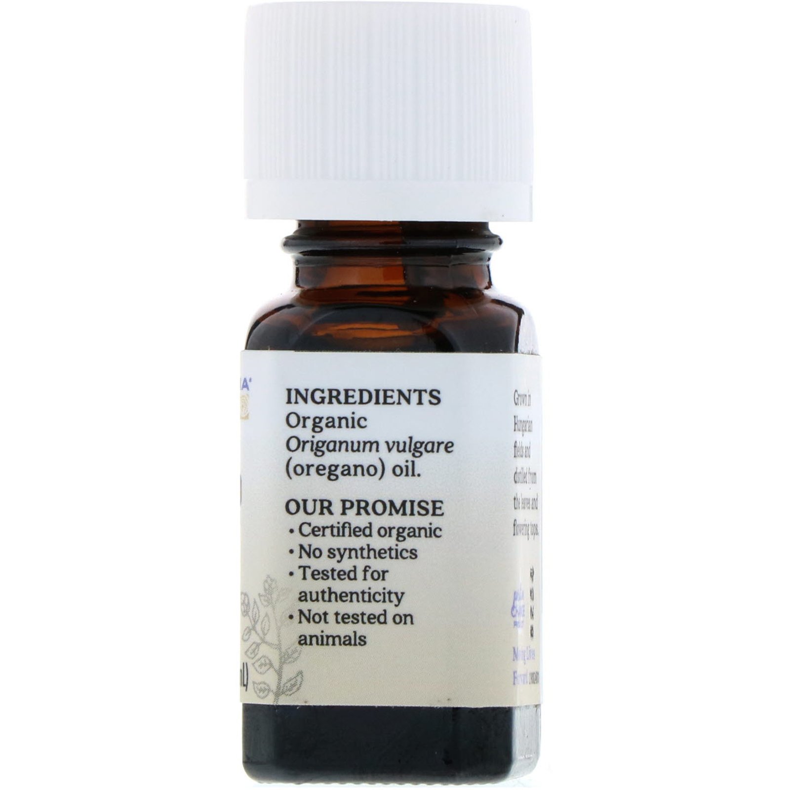 Aura Cacia, Orégano Orgânico, .25 fl oz (7,4 ml) - Imagem 2