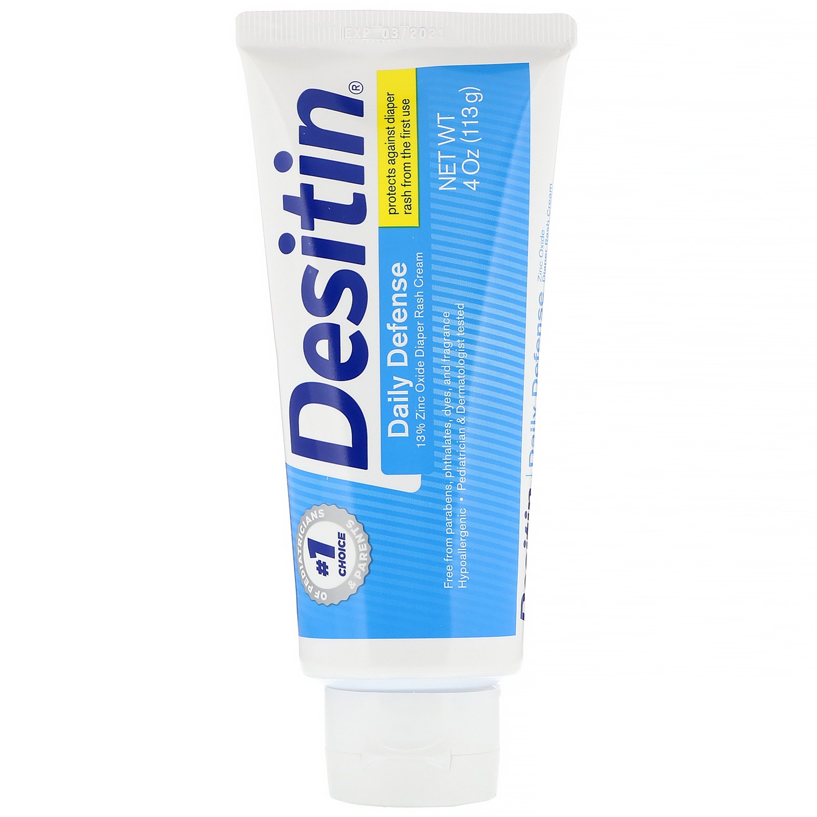 Desitin, Creme para Assadura, Defesa Diária, 113 g (4 oz) - Imagem 3