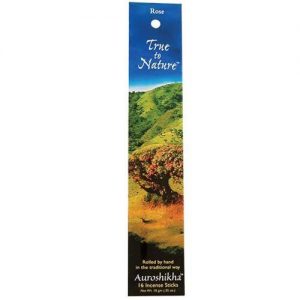Auroshika, Incenso Surya Rose - 16 Unidades