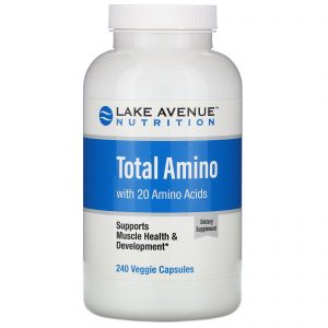 Lake Avenue Nutrition, Amino Total, 240 Cápsulas Vegetais