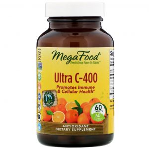 MegaFood, Ultra C-400, 60 Comprimidos