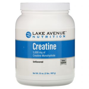 Lake Avenue Nutrition, Creatine Powder, Unflavored, 5,000 mg, 32 oz (907 g)