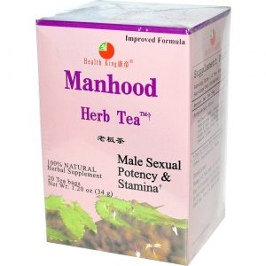 Health King and Balanceuticals, Chá de ervas para masculinidade - 20 saquinhos de chá