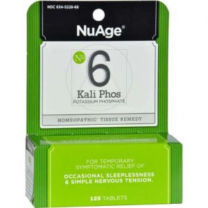 Hyland's, Fosfato de Potássio NuAge 6 Kali Phos - 125 Comprimidos