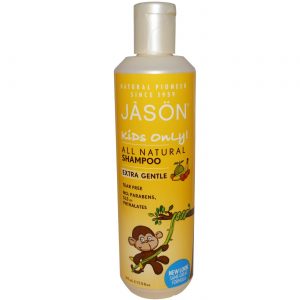 Jason Natural Cosmetics, Shampoo Totalmente Natural Kids Only! Extra Suave - 517 ml (18 fl oz)