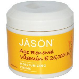 Jason Natural Cosmetics, Creme Hidratante de Vitamina E 25.000 UI - 113 g
