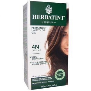 Herbatint, Tintura para Cabelo Gel 4N, Castanho - 135 ml