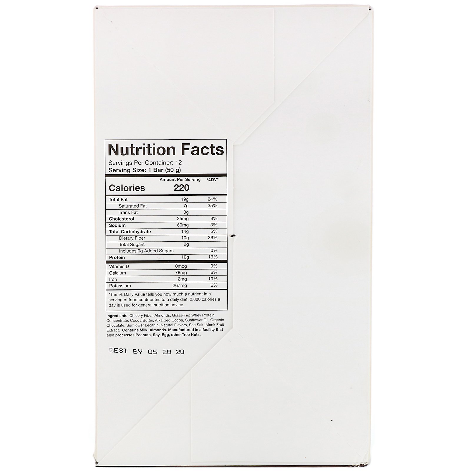 RSP Nutrition, Barra Inteira, Brownie de Chocolate e Amêndoas, 12 Barras, 1,76 oz (50 g) Cada - Imagem 3