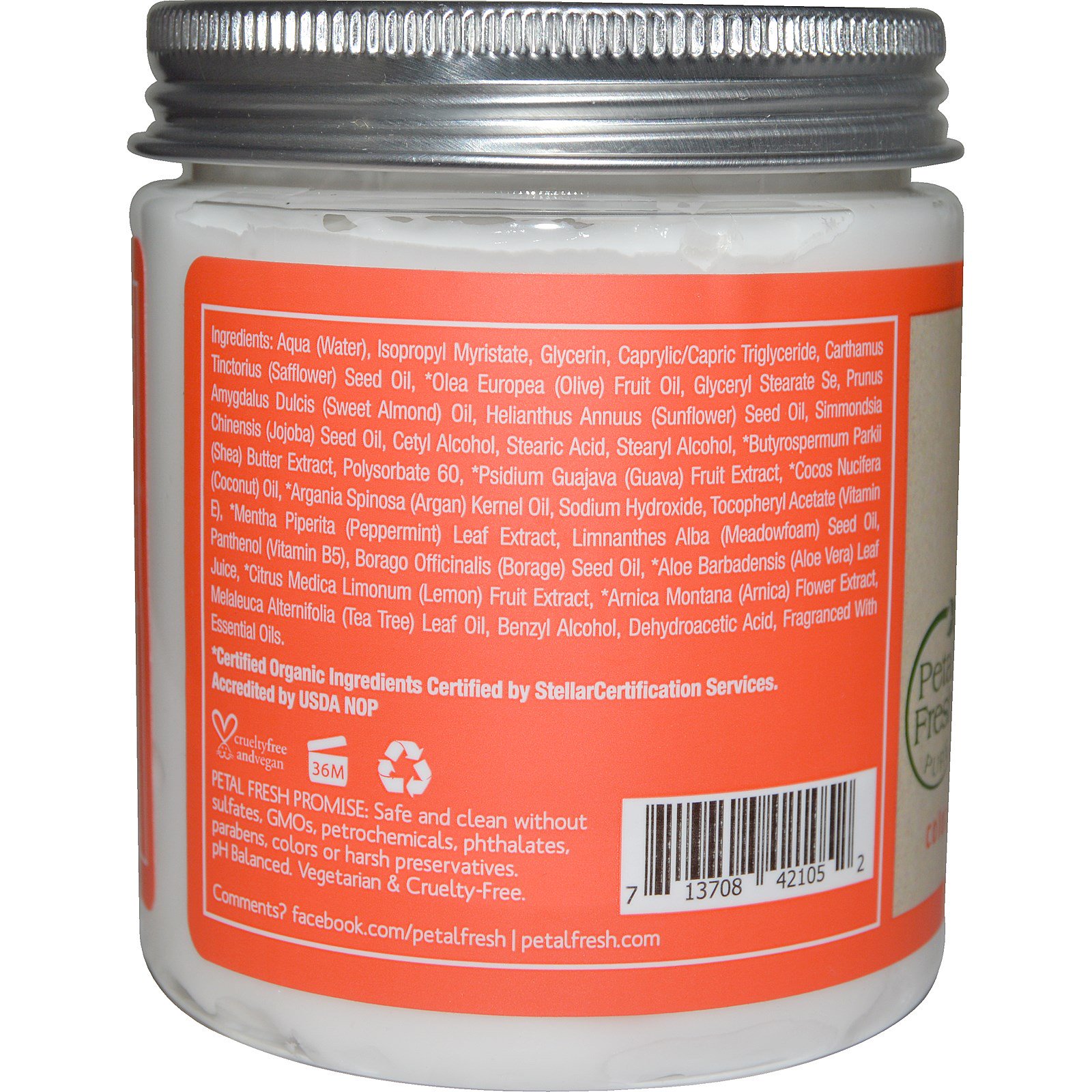 Petal Fresh, Pure, Manteiga Corporal, Aperfeiçoadora, Néctar de Goiaba, 8 oz (237 ml) - Imagem 2