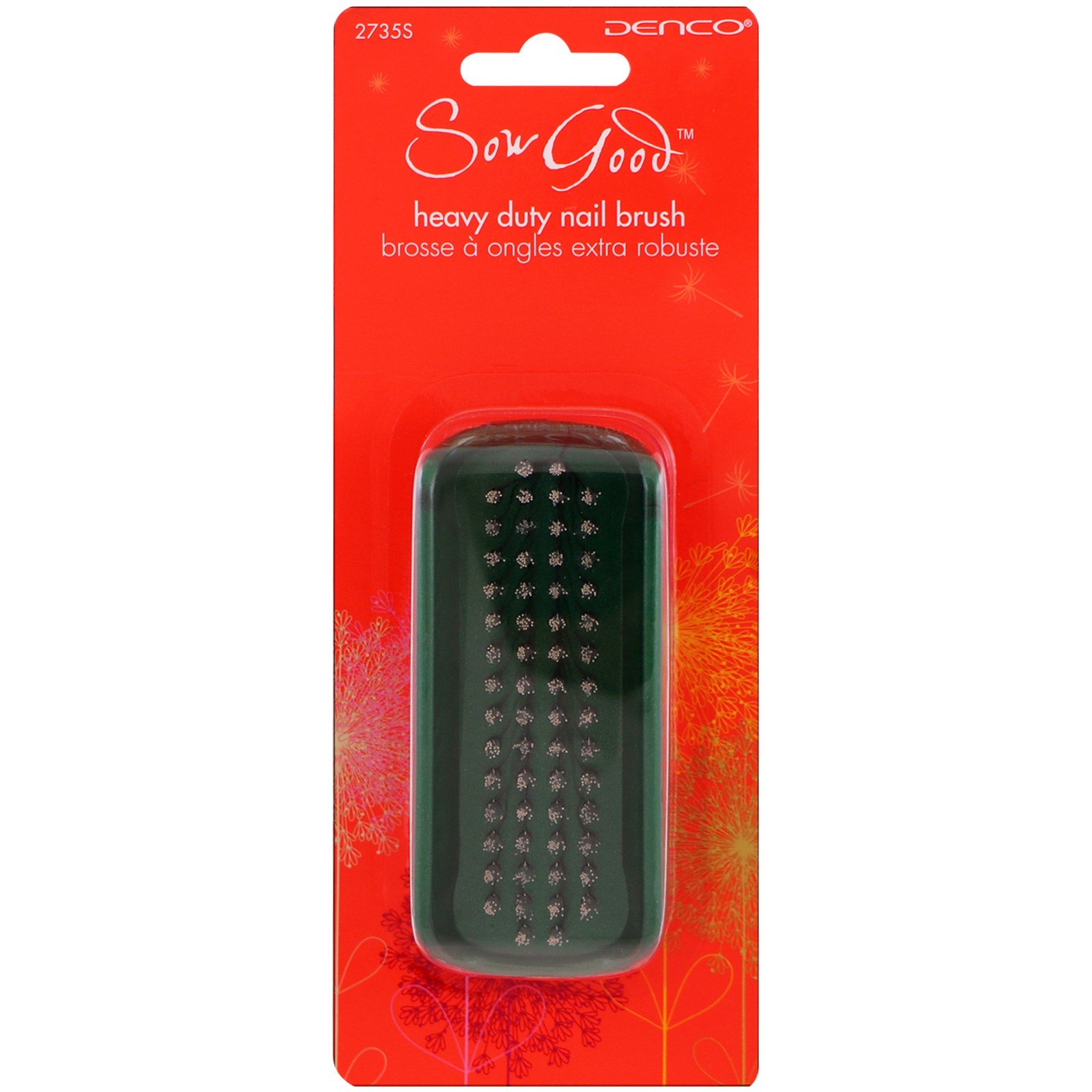 Sow Good, Escova para Unhas Limpeza Pesada, 1 Escova - Imagem 2