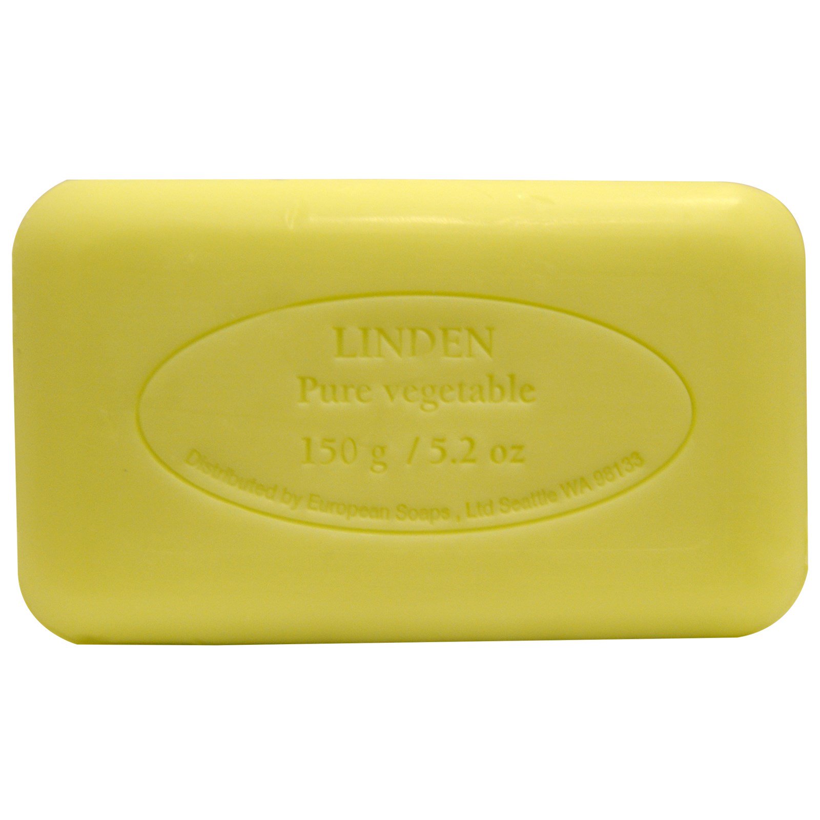 European Soaps, Pre de Provence, Sabão em Barra, Tília, 5.2 oz (150 g) - Imagem 2