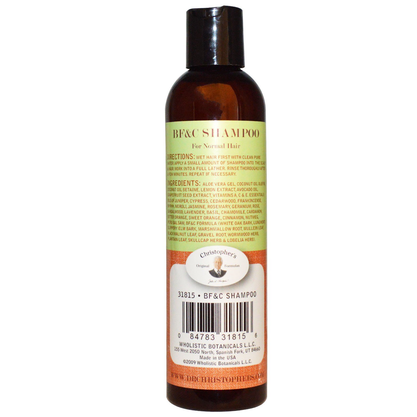 Christopher's Original Formulas, Xampu BF & C, 8 fl. oz. (236 mL) - Imagem 2