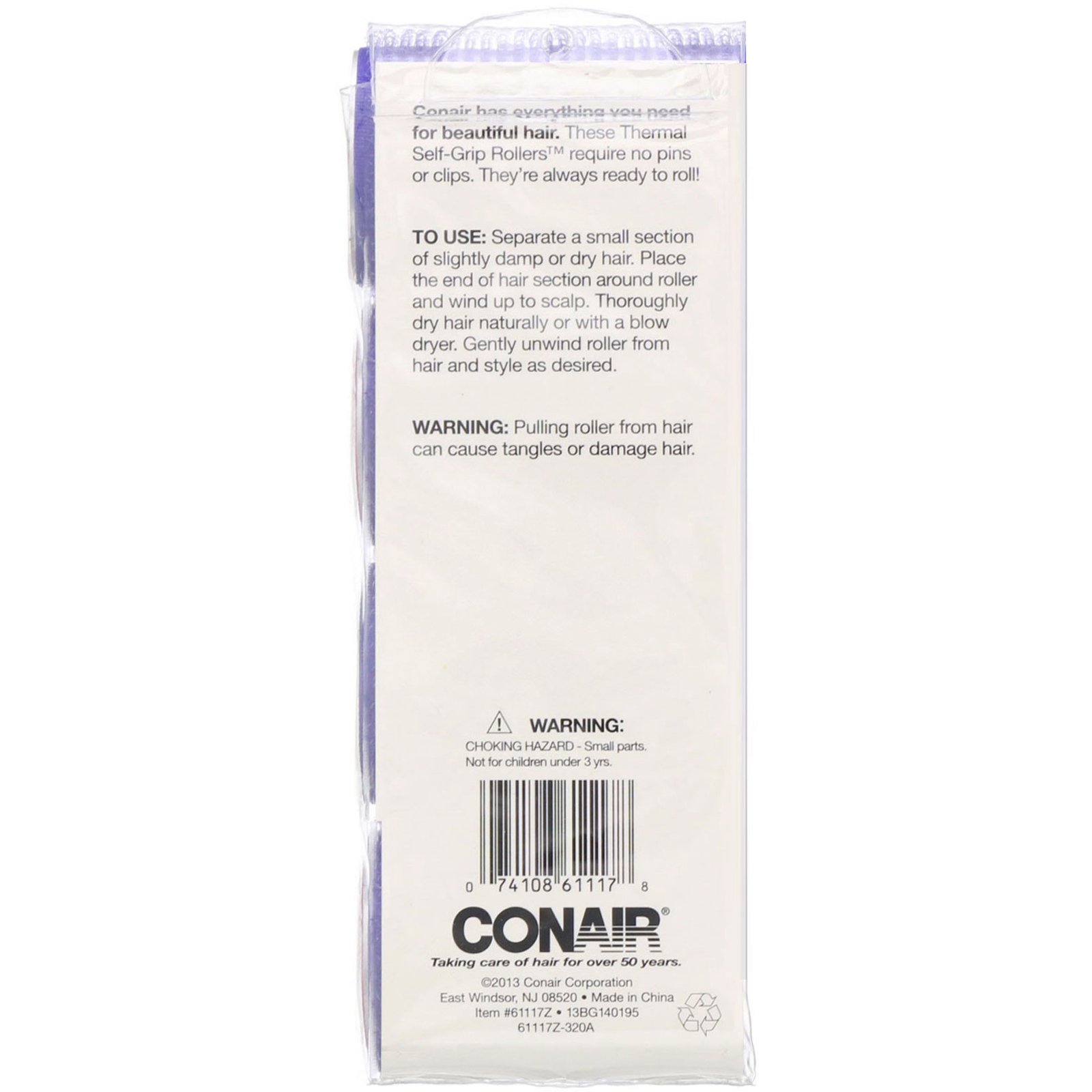 Conair, Thermal Self-Grip, cachos e volume, modeladores de cachos de cabelo, 12 modeladores de cachos sortidos - Imagem 2