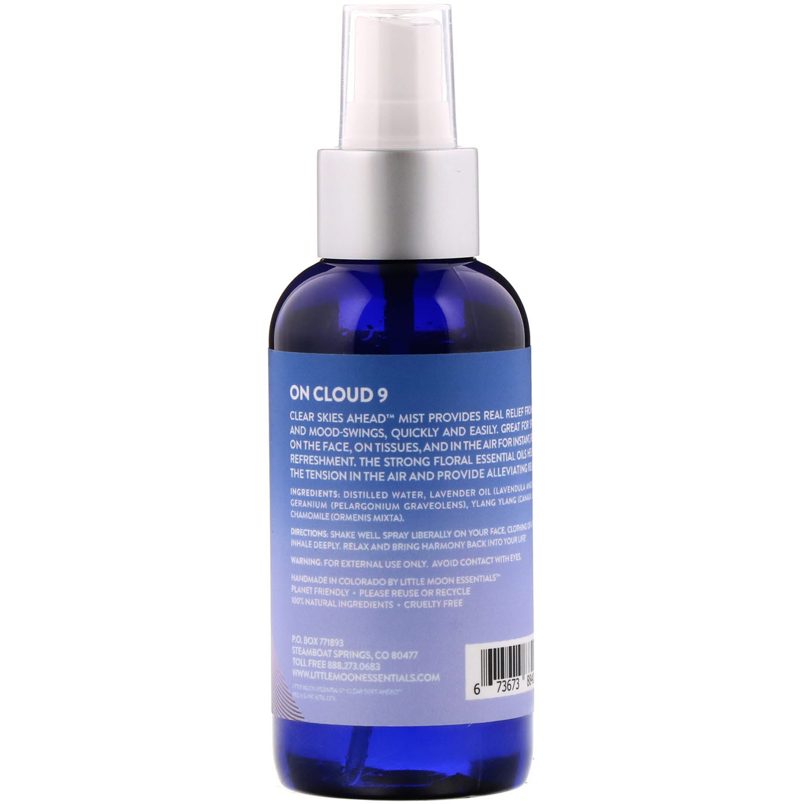 Little Moon Essentials, Clear Skies Ahead, Soothing Mist, 4 fl oz (118 ml) - Imagem 2