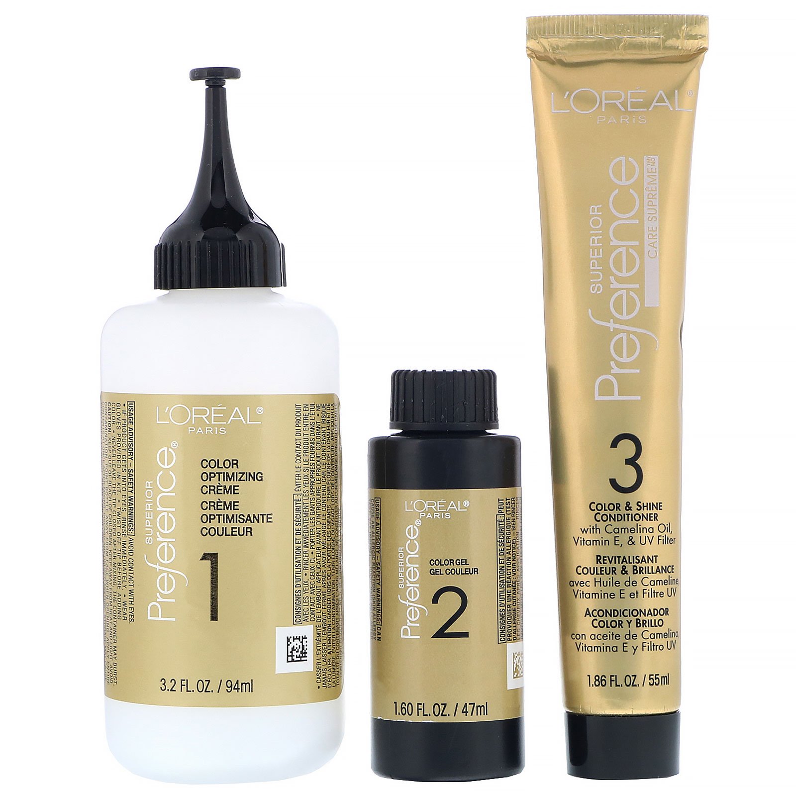 L'Oreal, Superior Preference, Sistema Hi-Lift Color + brilho, Cooler. Hi-Lift Natural Brown UL51, 1 Aplicação - Imagem 3