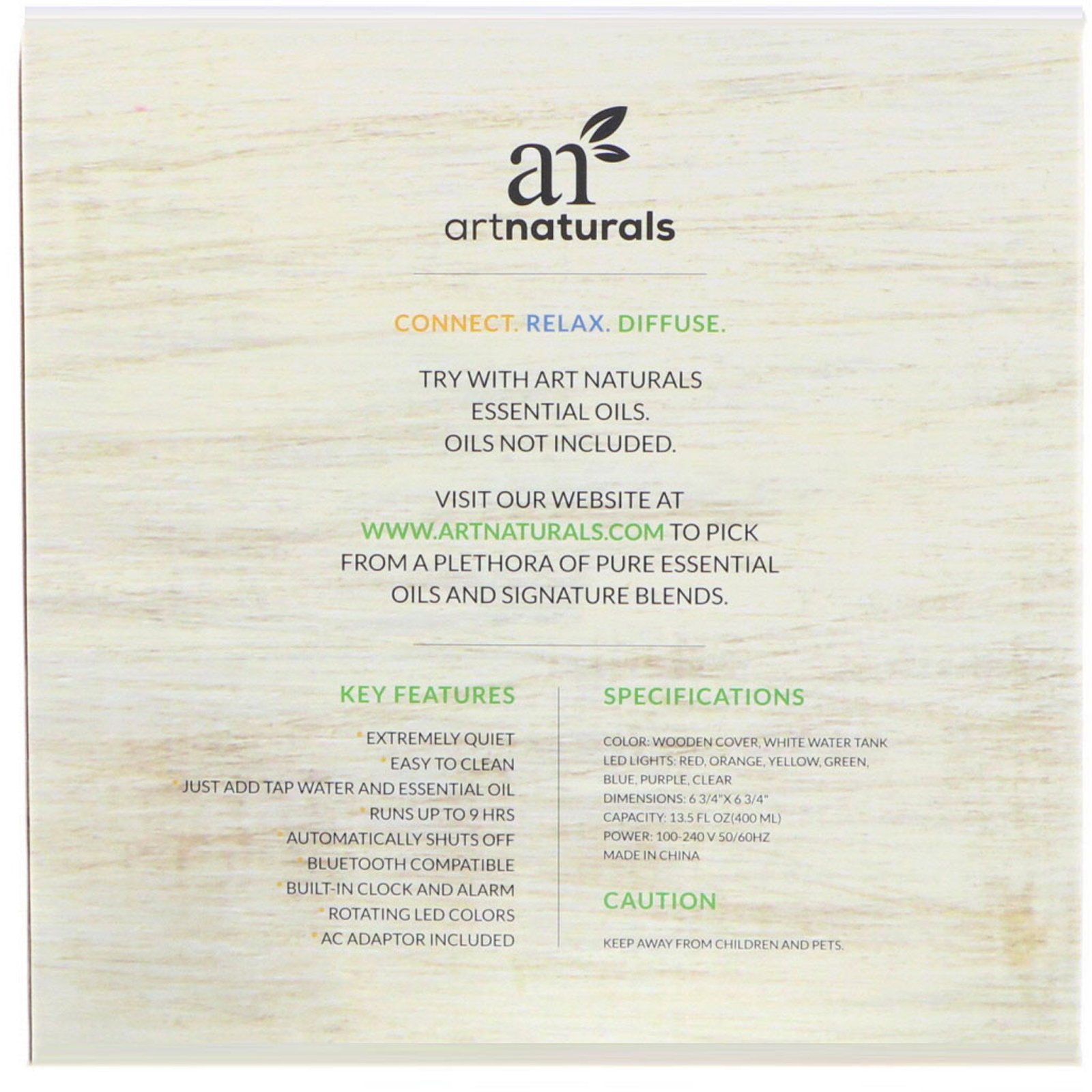 Artnaturals, Difusor de Óleo Bluetooth, 1 Difusor - Imagem 3