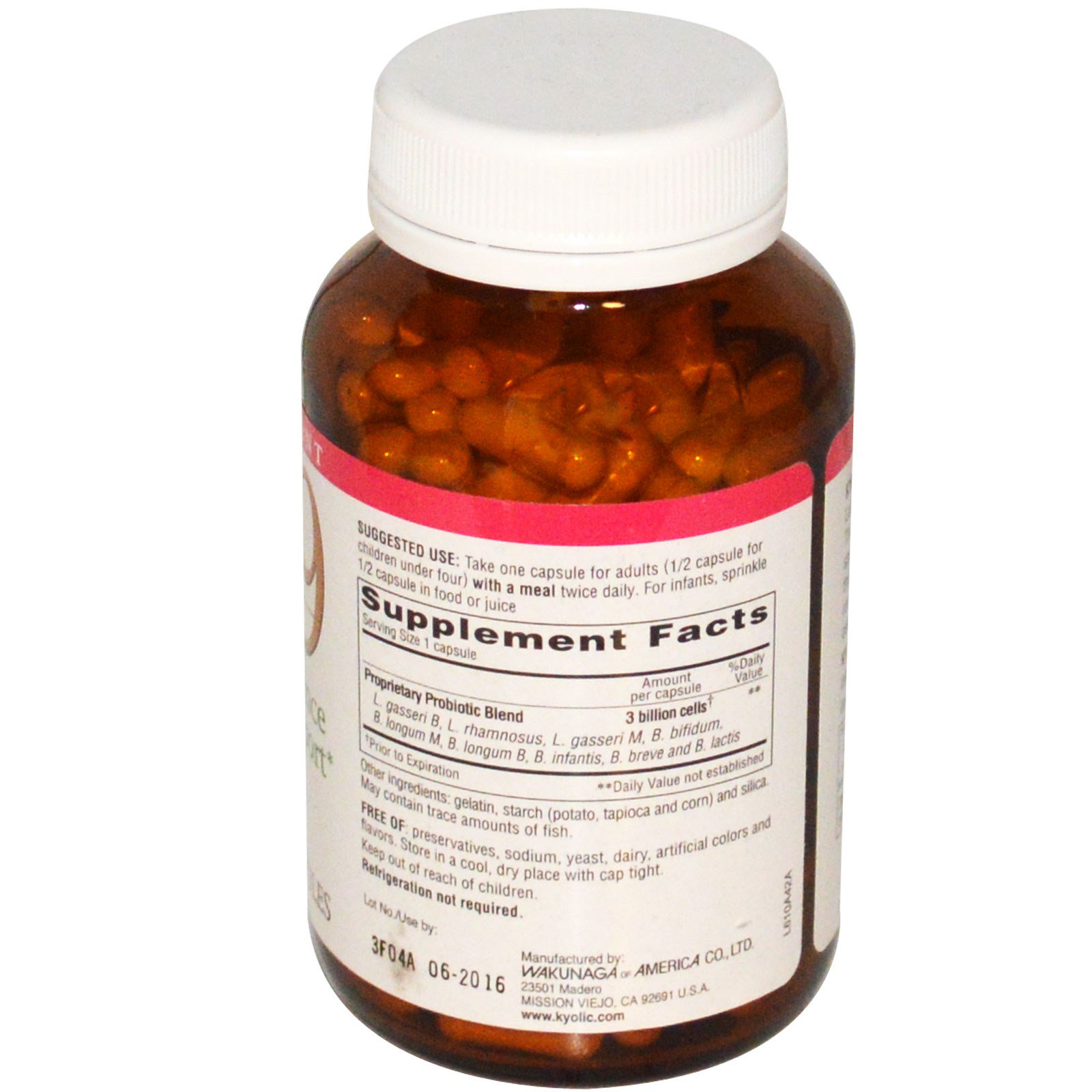 Kyolic, Kyo-Dophilus 9, Equilíbrio Intestinal e Suporte Imunológico, 180 Cápsulas - Imagem 2