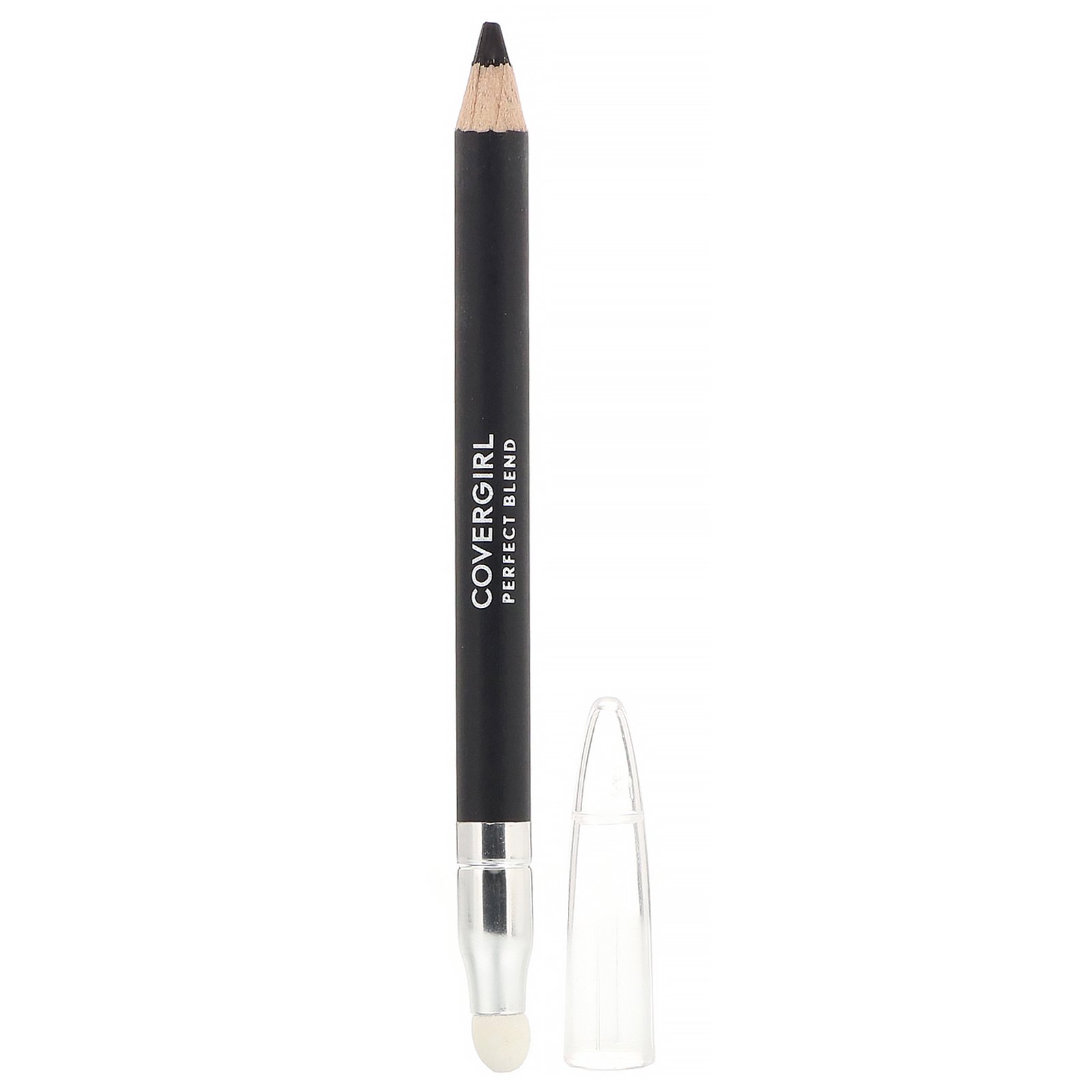 Covergirl, Perfect Blend, Lápis de olho, 100 Preto básico, 0,85 g