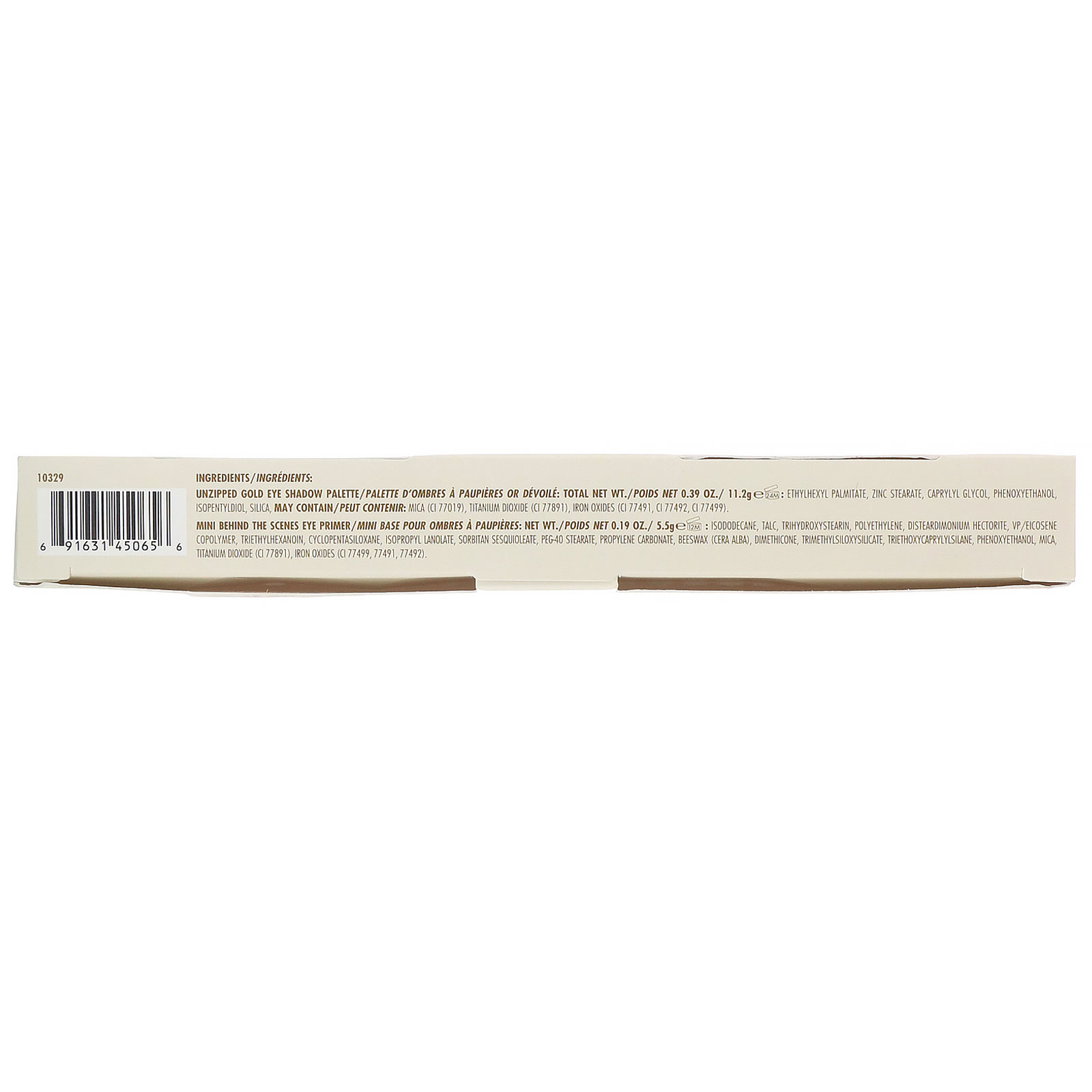 Lorac, Paleta de sombra Unzipped Gold Eye com mini primer para olhos Behind The Scenes, 16,7 g - Imagem 4
