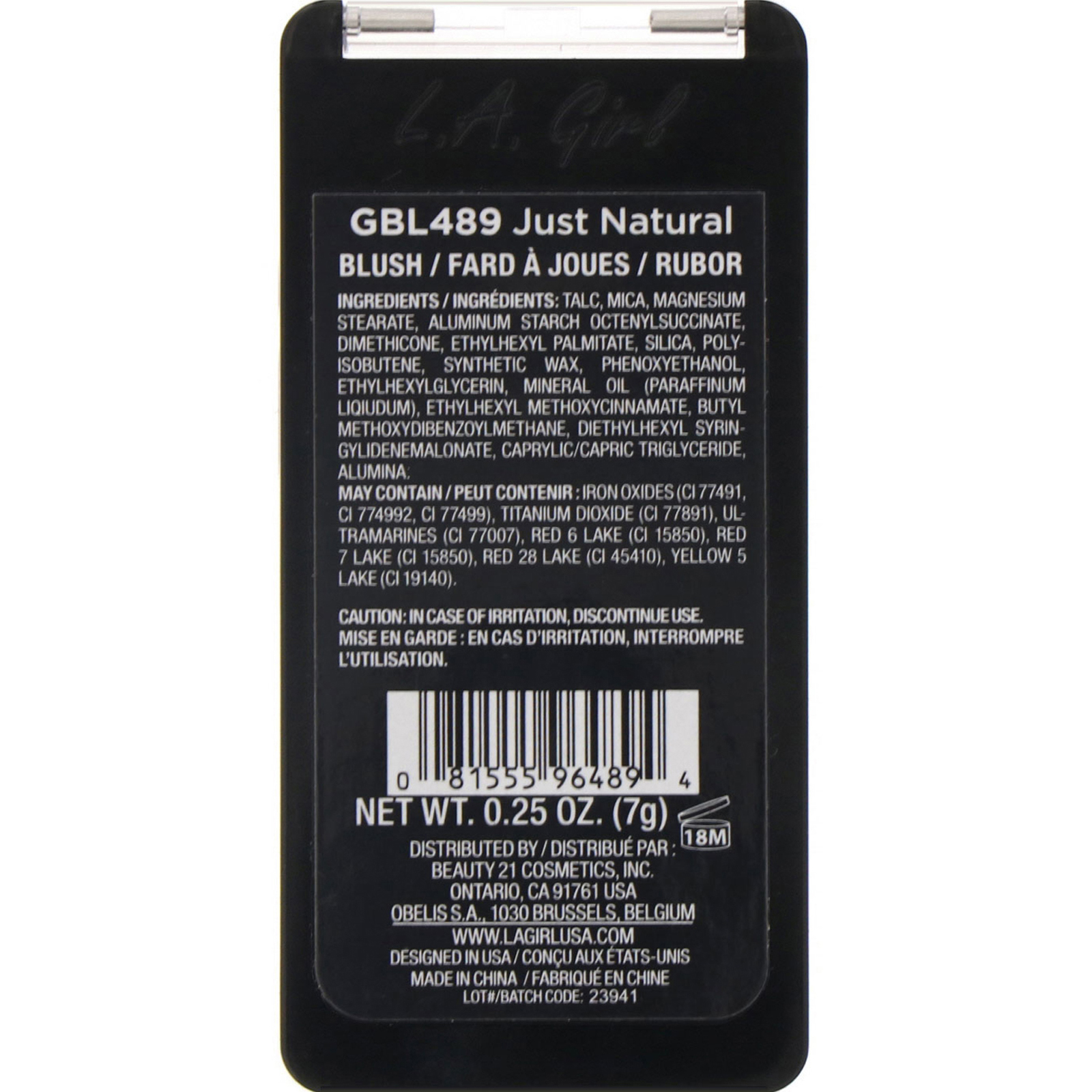 L.A. Girl, Just Blushing Powder, Just Natural, 7 g - Imagem 3