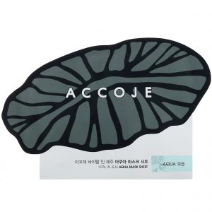 Accoje, Vital in Jeju, Aqua Sheet Mask, 8 Sheets, 22 ml Each