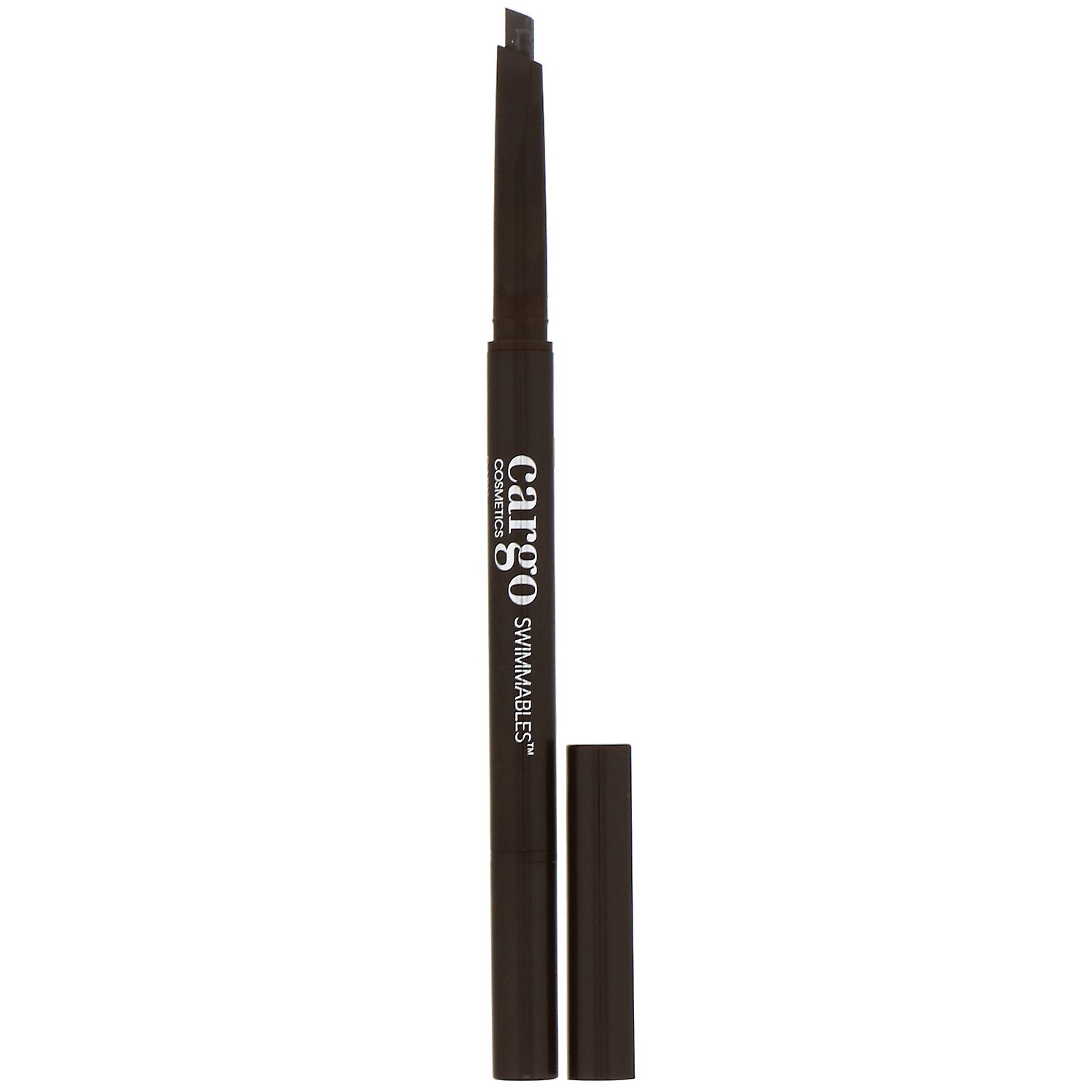 Cargo, Swimmables, lápis de sobrancelhas de longa duração, Dark, 0,35 g