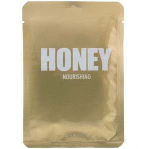 Lapcos, Máscara Facial para Uso Diário Honey, Nutritiva, 5 Folhas, 27 ml (0,91 fl oz) Cada