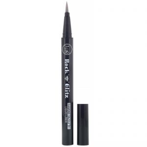 J.Cat Beauty, Rock n Glitz, delineador líquido Diamond Dazzle, RG107 Pop platina, 0,85 g