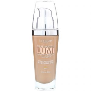 L'Oreal, Maquiagem True Match Healthy Luminous, FPS 20, Nude Beige W3, 30 ml