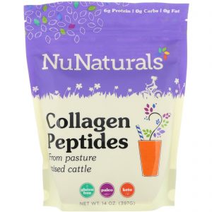 NuNaturals, Peptídeos de Colágeno, 397 g