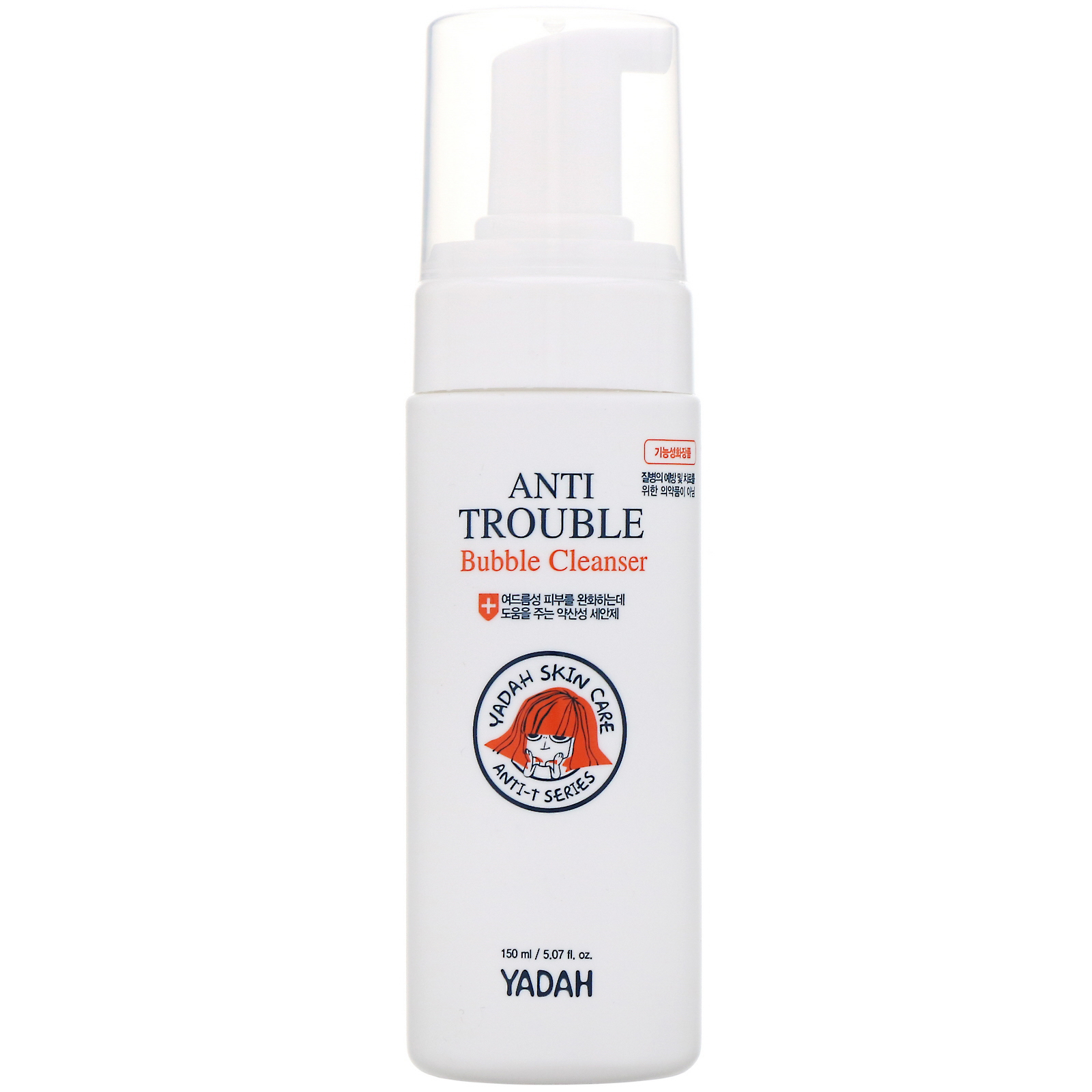 Yadah, Espuma de limpeza Anti Trouble, 150 ml