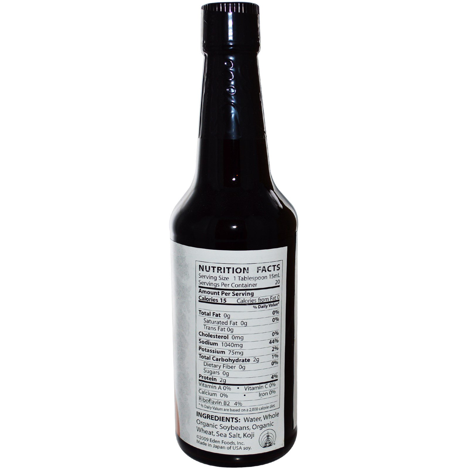 Eden Foods, Molho de Soja Shoyu Orgânico, 296 ml (10 fl oz) - Imagem 2